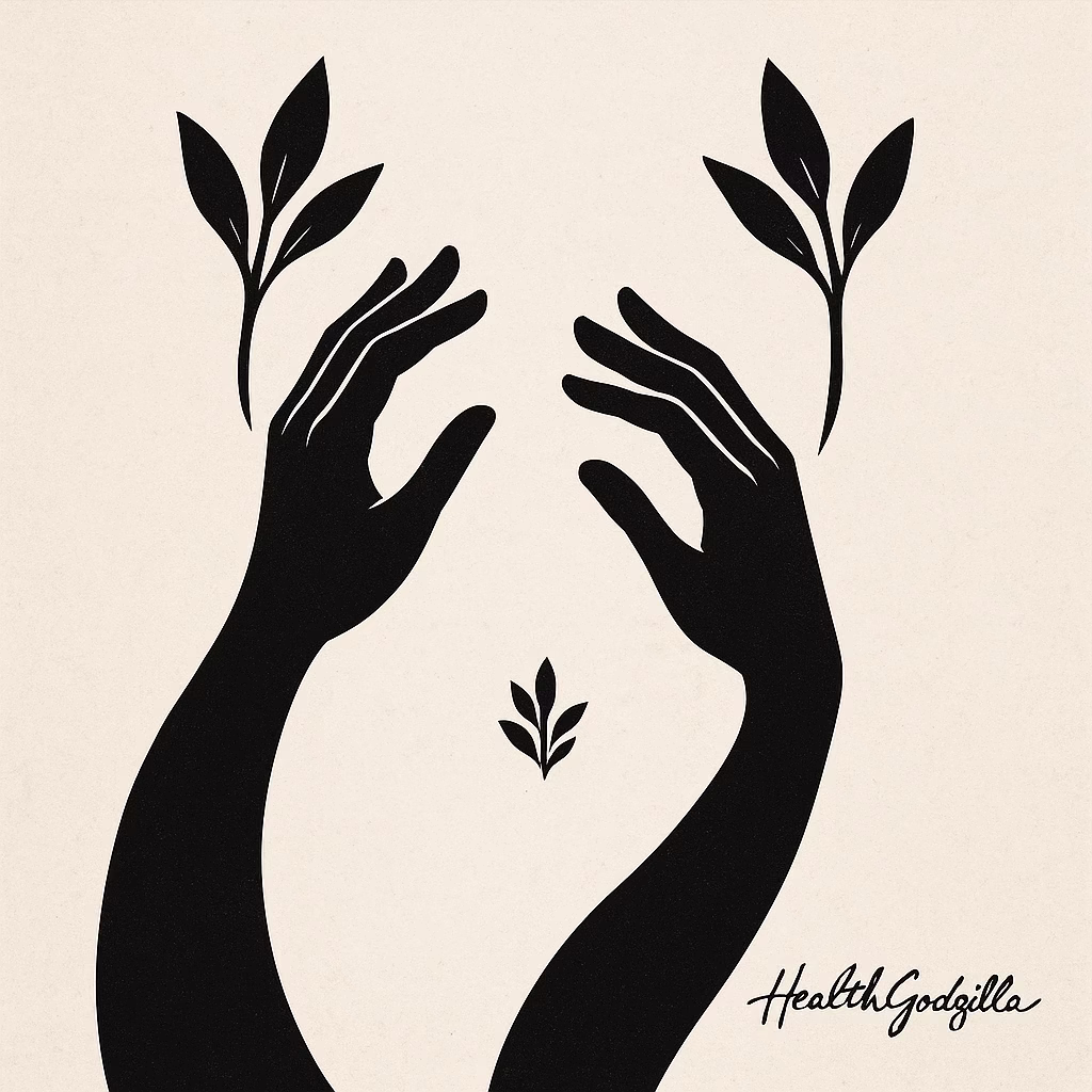 Two branching arms curve inward like mirrored vines, symbolizing how reaching for others blends longing, fear, and quiet vulnerability.