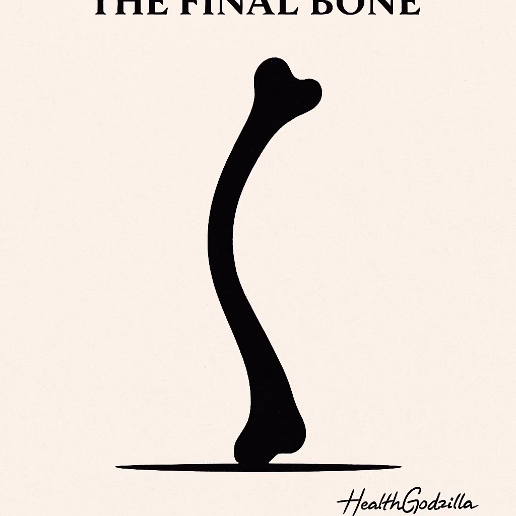 A single leaflike stem rising through two fading wings, symbolizing quiet return, acceptance, and the soft ending of an inner battle.